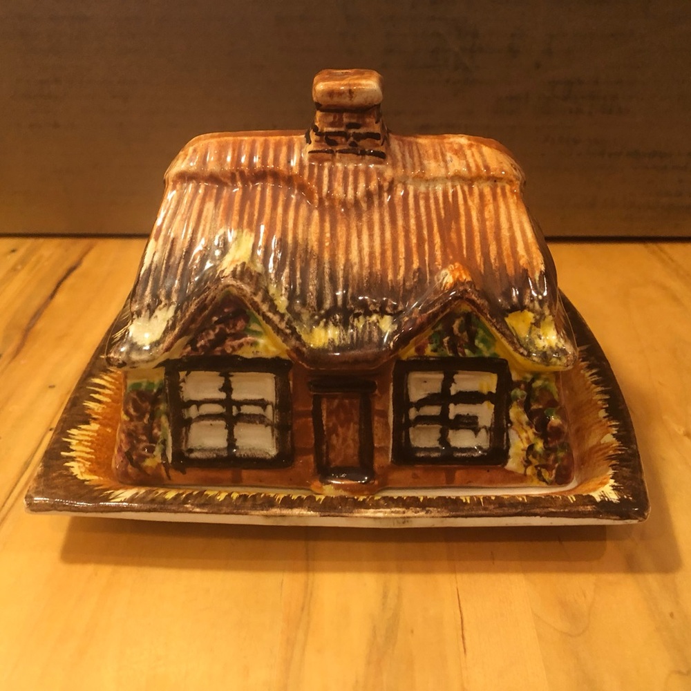 Price Bros. Cottage Ware Butter Dish - Vintage